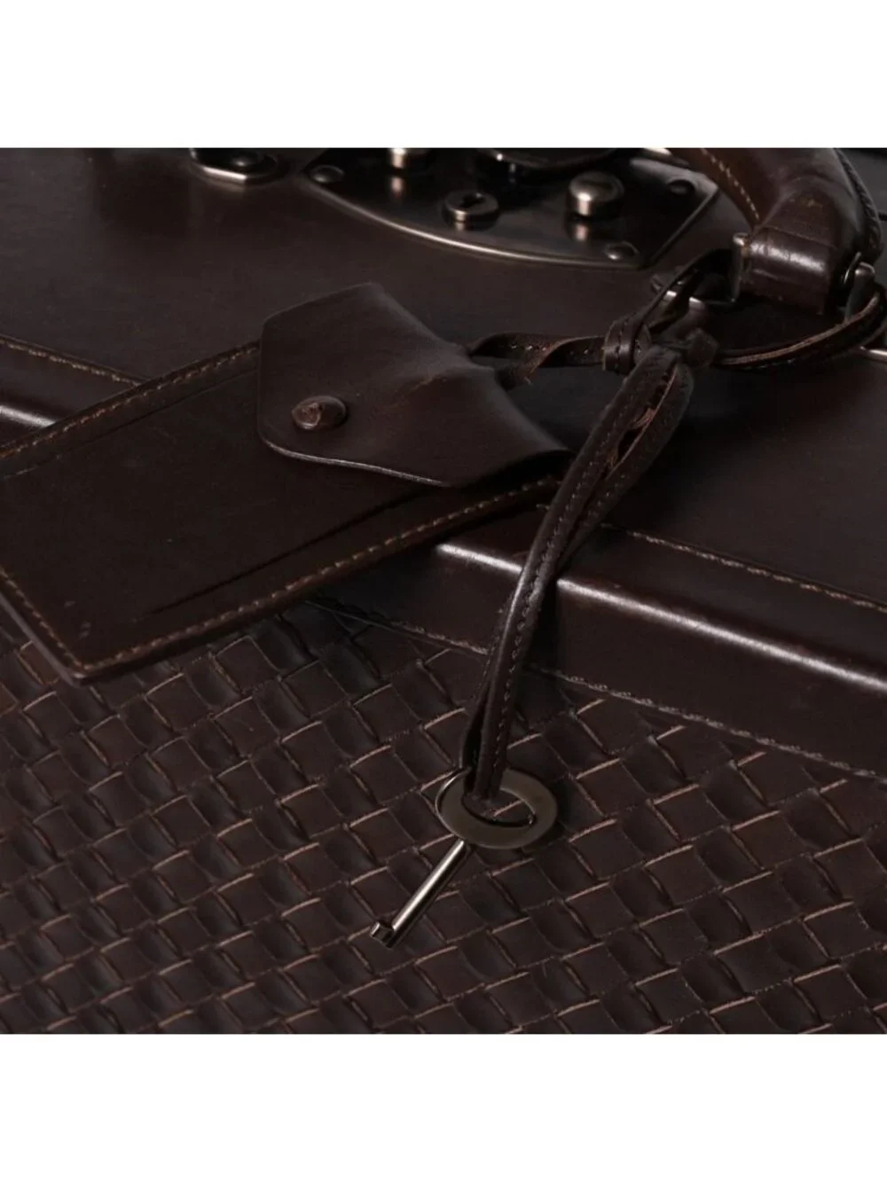 Bottega Veneta Hard Trunk Bag Brown